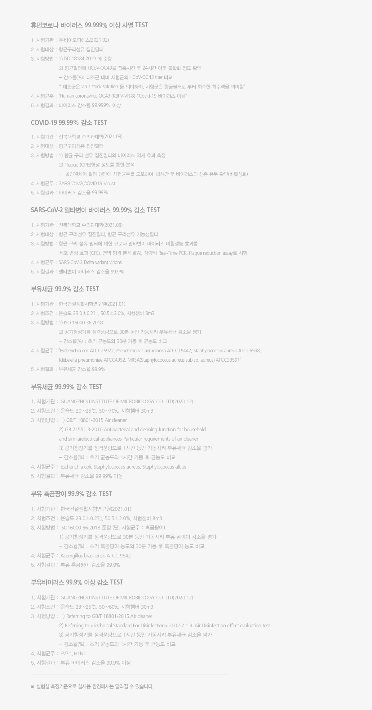 올클린 공기청정기 (15평형) 상세정보 15